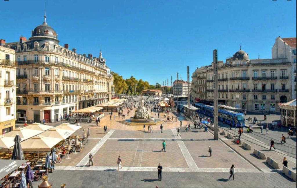 Appartement T3 Sur L'Esplanade De L'Europe 몽펠리에 외부 사진